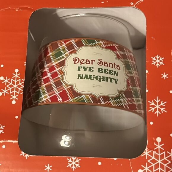 Starstruck set of 4 stemless wine glasses  Santa themed - Picture 6 of 8